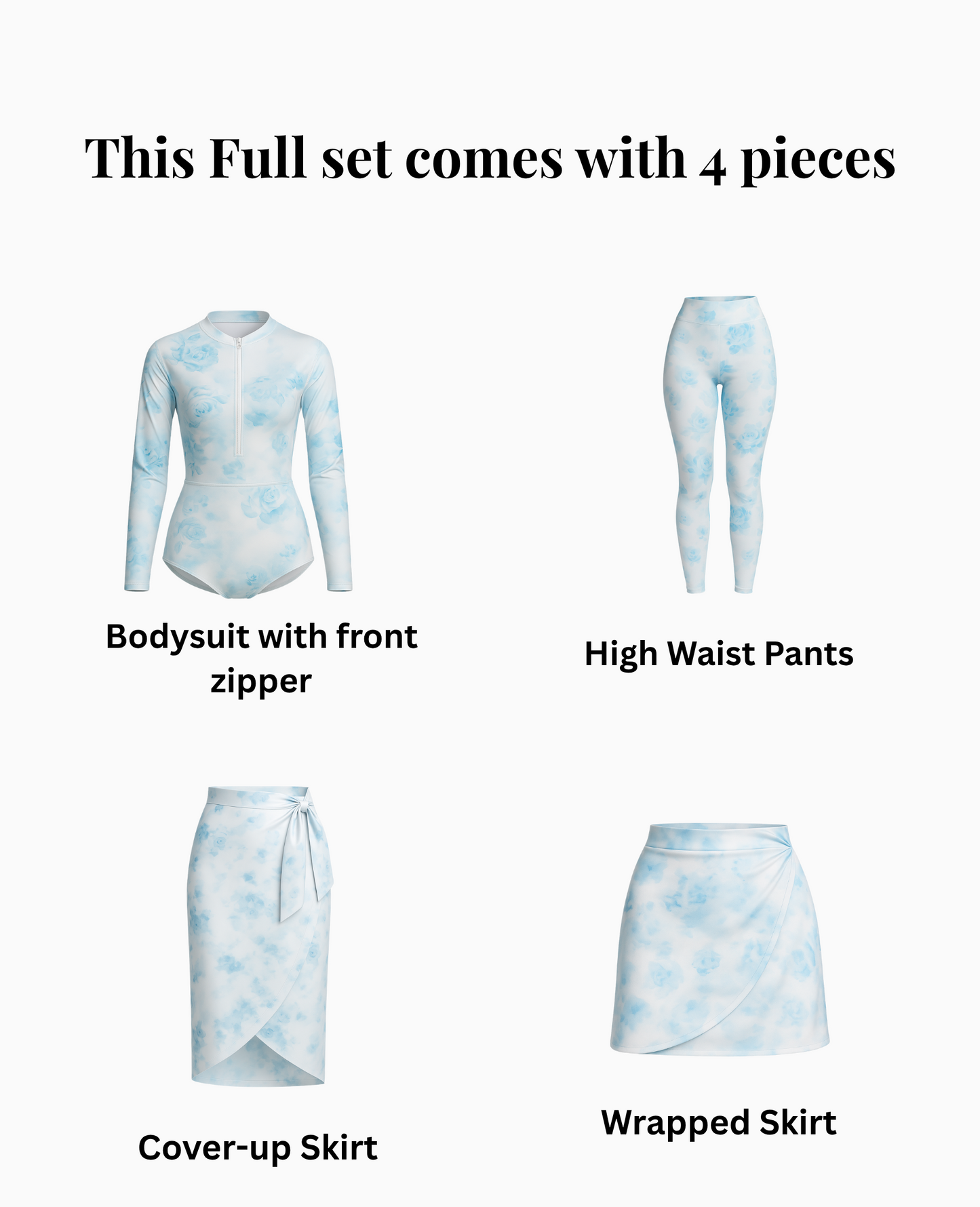 Aqua Rose Full Set
